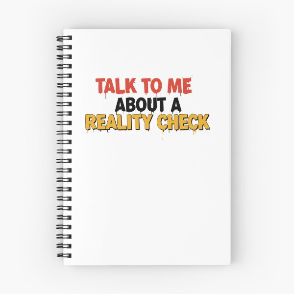 Item preview, talk to me about a reality check designed and sold by FitEnvy.