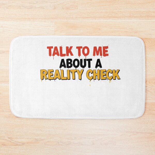 Item preview, talk to me about a reality check designed and sold by FitEnvy.