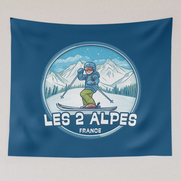 Item preview, Les 2 Alpes - Grenoble - France  designed and sold by GoodOldVintage.