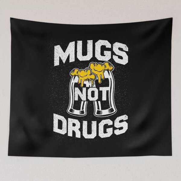 Item preview, Mugs Not Drugs Drink Beer Instead Design designed and sold by AllStarMerch.