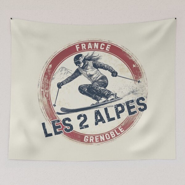 Item preview, Les 2 Alpes - Grenoble - France  designed and sold by GoodOldVintage.