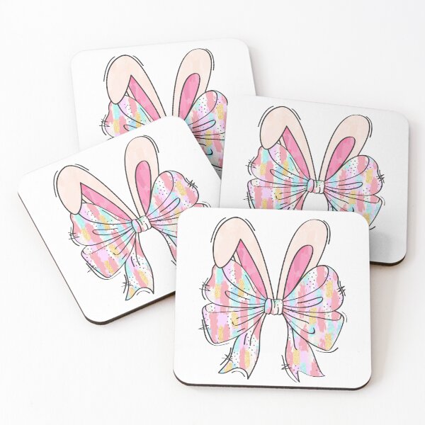 Item preview, Coquette bow and Easter bunny ears designed and sold by SimoesArtistry.