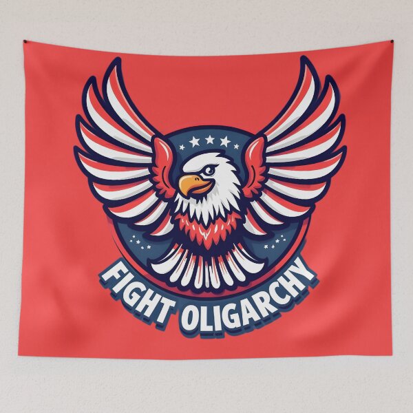 Item preview, Fight Oligarchy (Red) designed and sold by Brendan Arthur Ring.