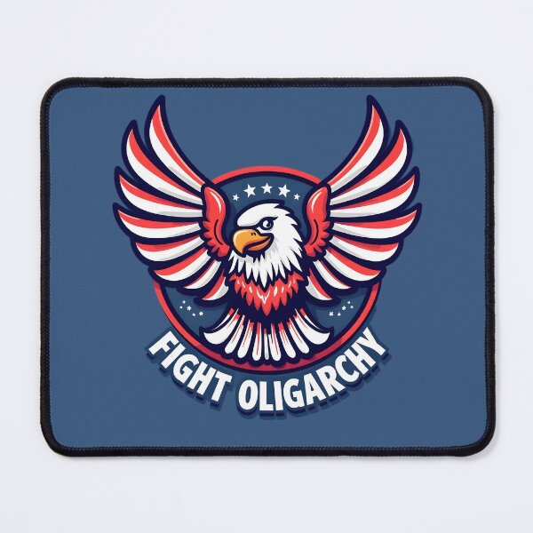 Item preview, Fight Oligarchy (Blue) designed and sold by Brendan Arthur Ring.