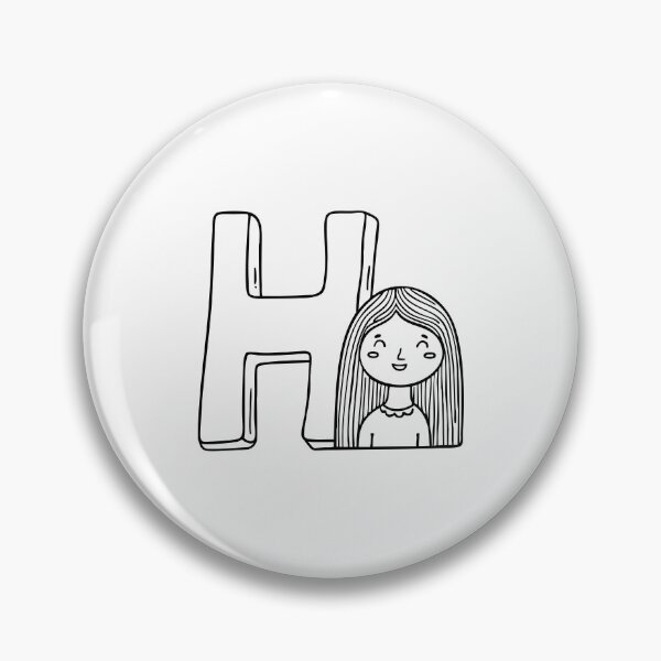 Item preview, Letter H beside Hair designed and sold by rasagamastore.