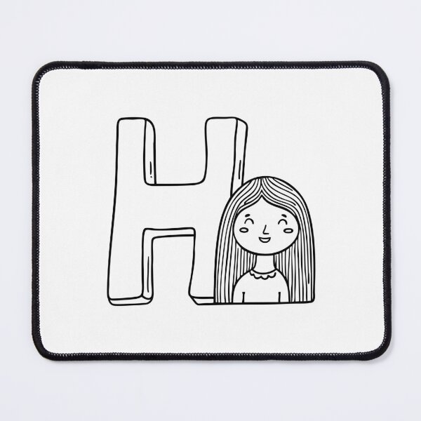 Item preview, Letter H beside Hair designed and sold by rasagamastore.