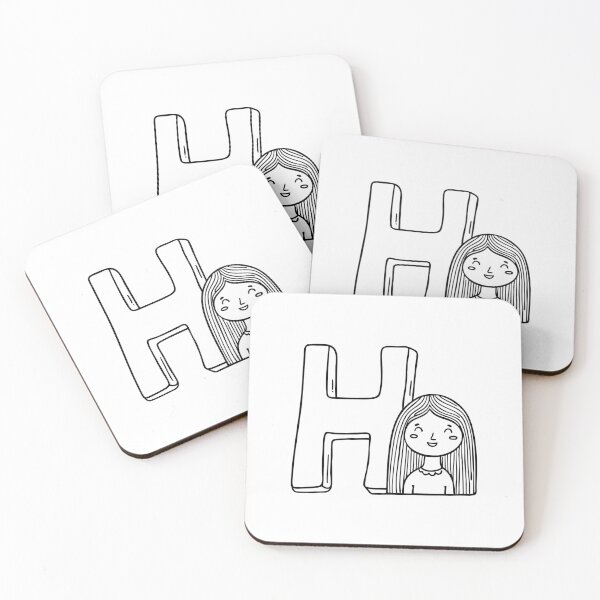 Item preview, Letter H beside Hair designed and sold by rasagamastore.