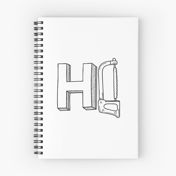 Item preview, Letter H beside Hacksaw designed and sold by rasagamastore.
