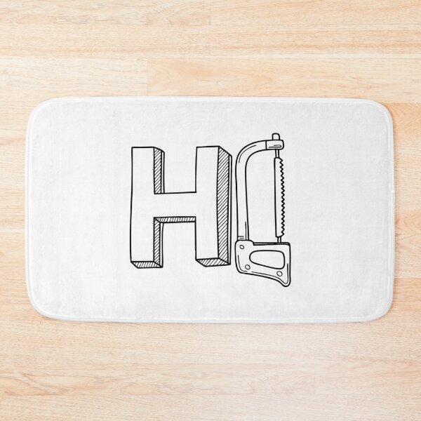 Item preview, Letter H beside Hacksaw designed and sold by rasagamastore.