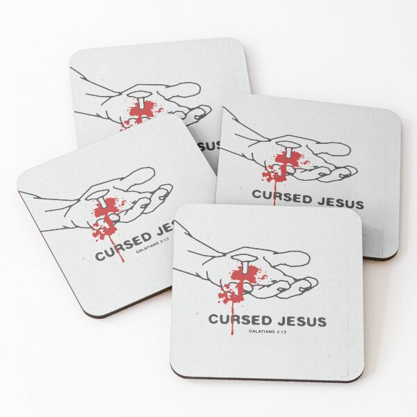 Item preview, Cursed Jesus – Biblical Art Poster designed and sold by kingdomjesus.