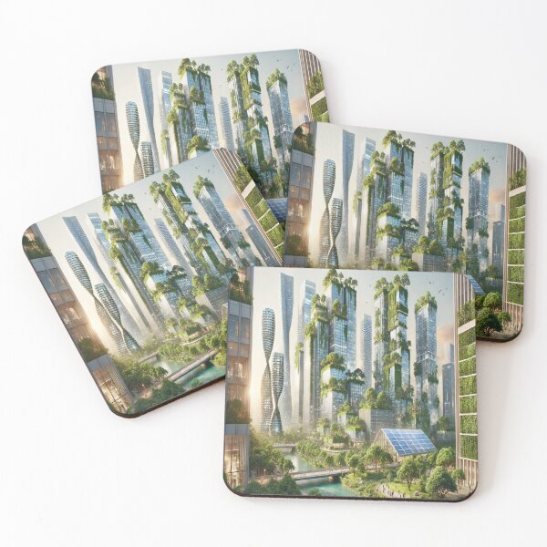 Item preview,  The Futuristic Solar-Powered Metropolis designed and sold by SpaceStore369.