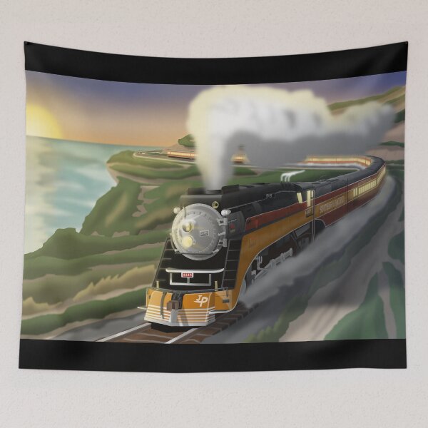 Item preview, Golden State at Golden Hour II designed and sold by Jake's Retro Rails.