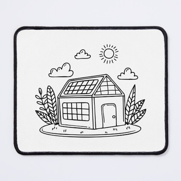 Item preview, Greenhouse surrounded by lush greenery under a bright sky designed and sold by rasagamastore.