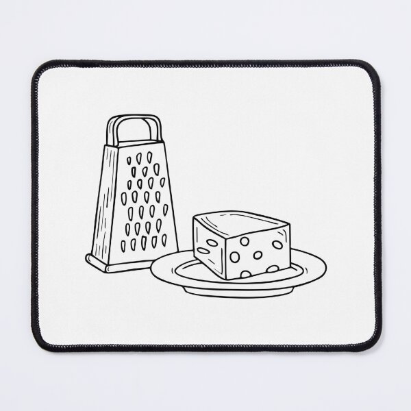 Item preview, Grating cheese onto a plate designed and sold by rasagamastore.