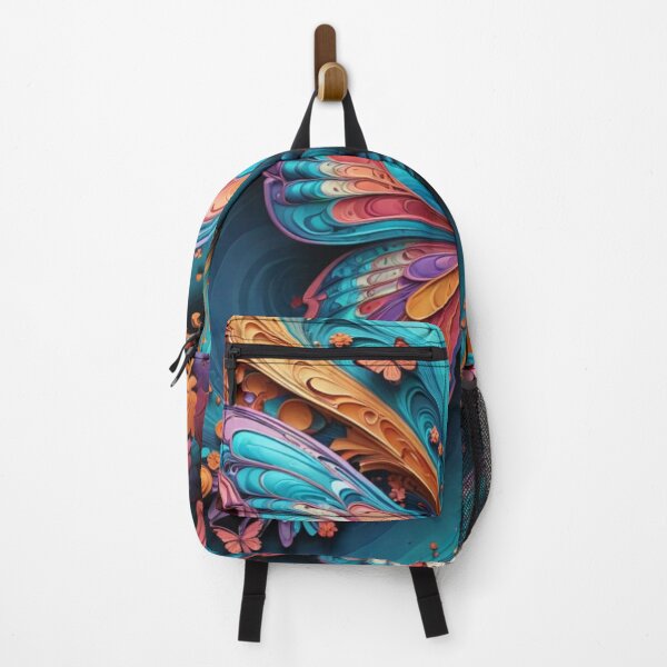 Item preview, Intricate Butterfly in Fiery Hues designed and sold by Harmonic_Layers.