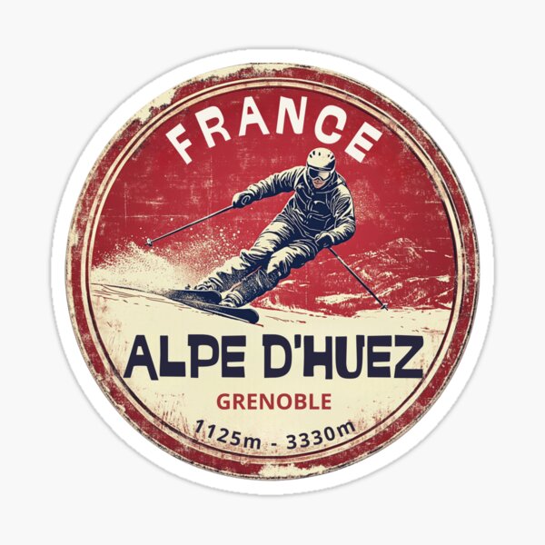 Item preview, Alpe d'Huez - Grenoble - France  designed and sold by GoodOldVintage.