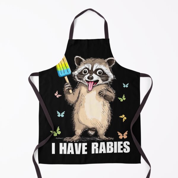 Item preview, I Have Rabies Funny Animal Meme designed and sold by GroovyFusion.