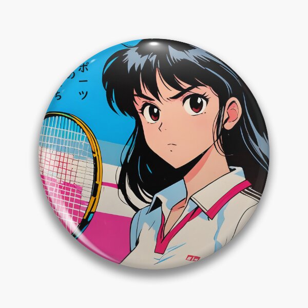 Artikelvorschau, Süßes Retro Anime Mädchen Tennis Sport Design 80er entworfen und verkauft von Kiranimeverse.
