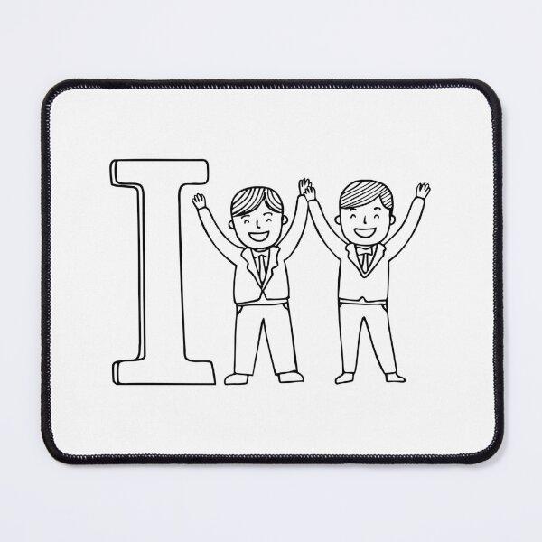 Item preview, A doodle illustration of letter I and Imitate designed and sold by rasagamastore.