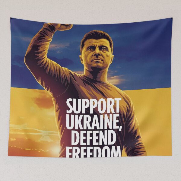 Item preview, Support Ukraine Defend Freedom designed and sold by DyfunctionalTee.