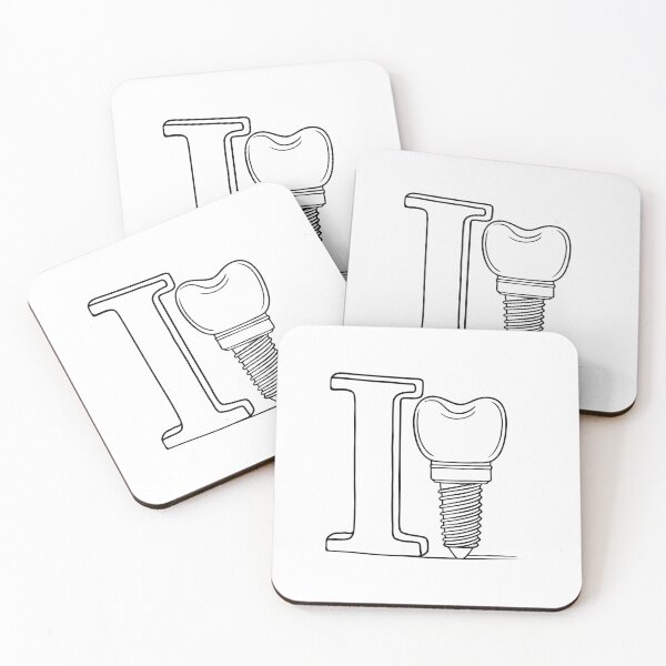 Item preview, A doodle illustration of letter I and Implant designed and sold by rasagamastore.