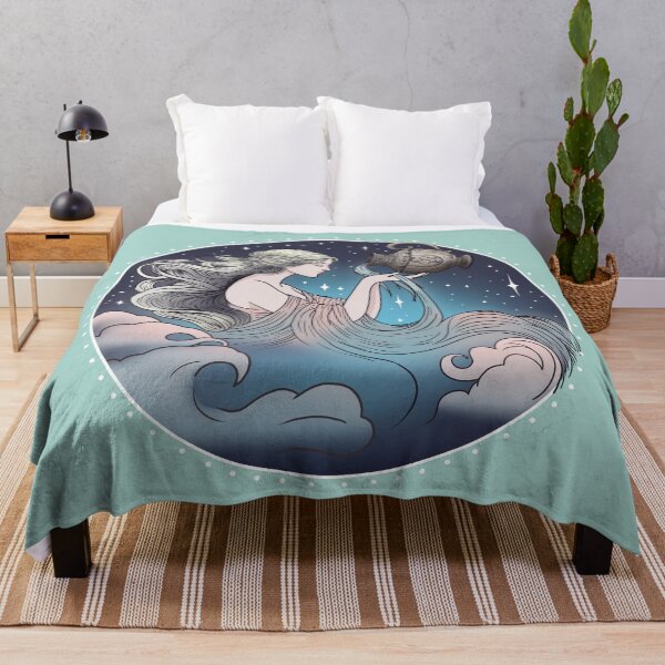 Item preview, Celestia the Aquarius - Soft Aqua designed and sold by MaryAura.