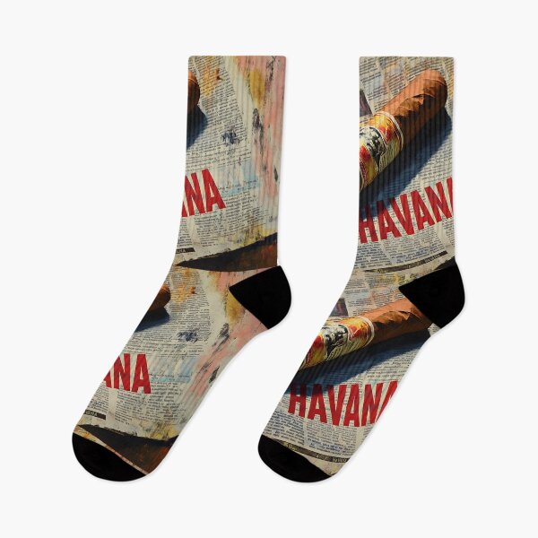Item preview, Cuban Heritage - Rolled Cigar on HAVANA Newspaper Evoking the Rich Essence of Cuban Culture designed and sold by OlfactoART Studio.