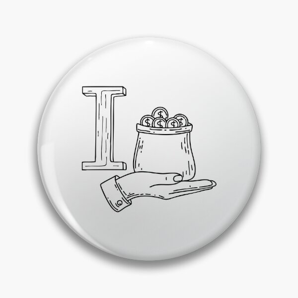 Item preview, A doodle illustration of letter I and Income designed and sold by rasagamastore.