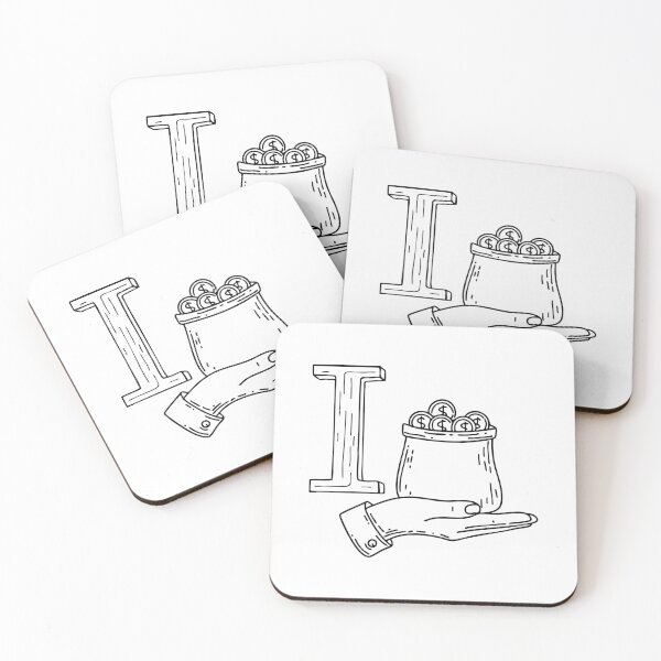 Item preview, A doodle illustration of letter I and Income designed and sold by rasagamastore.