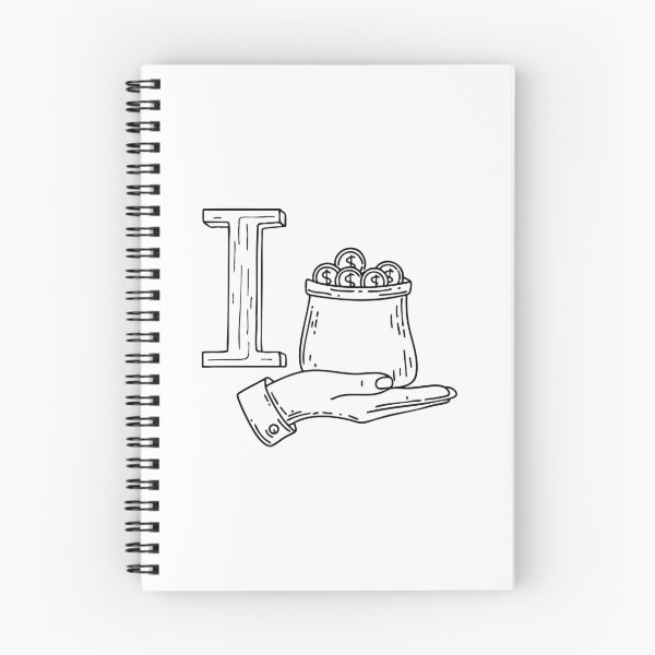 Item preview, A doodle illustration of letter I and Income designed and sold by rasagamastore.