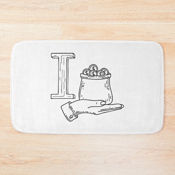 Item preview, A doodle illustration of letter I and Income designed and sold by rasagamastore.