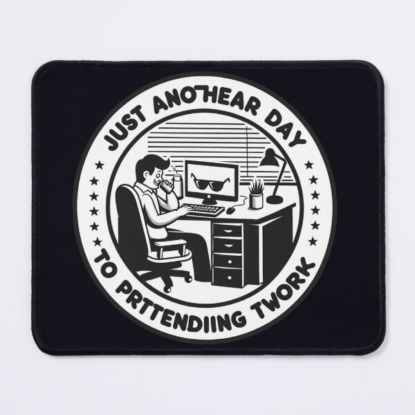 Item preview, Just Another Day of Pretending to Work designed and sold by ViralVisionsCreating .