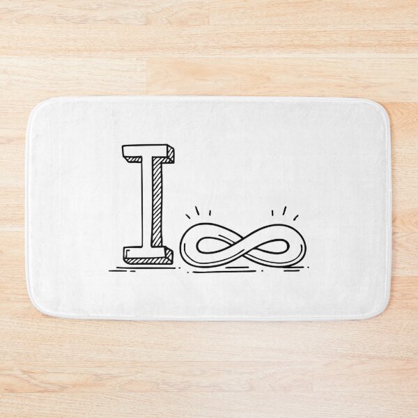 Item preview, A doodle illustration of letter I and Infinity designed and sold by rasagamastore.