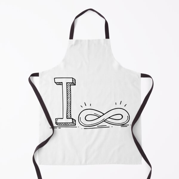 Item preview, A doodle illustration of letter I and Infinity designed and sold by rasagamastore.
