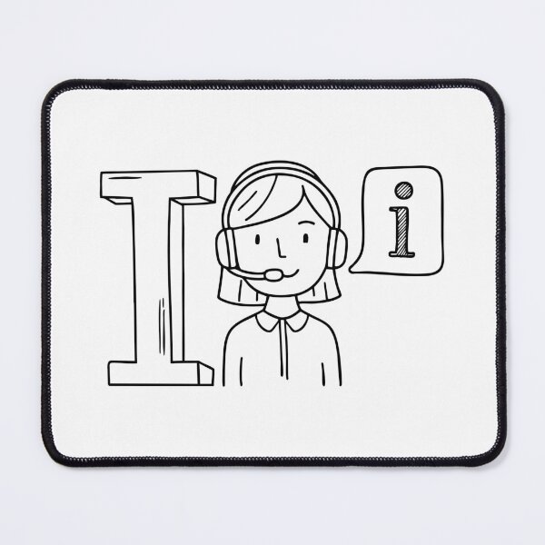 Item preview, A doodle illustration of letter I and Information designed and sold by rasagamastore.