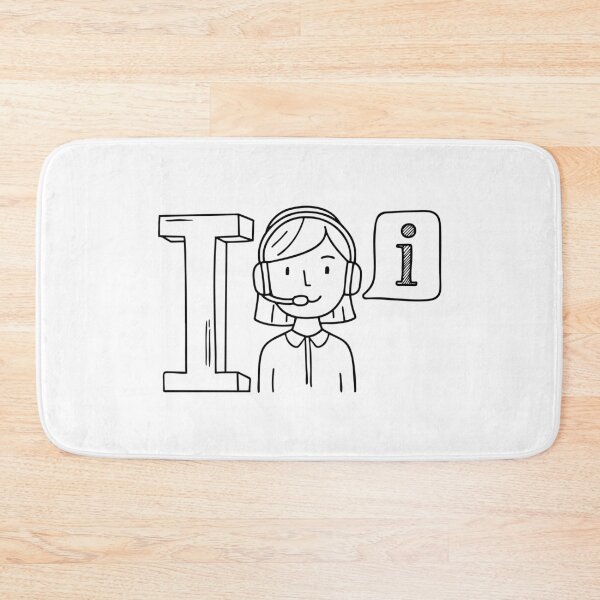 Item preview, A doodle illustration of letter I and Information designed and sold by rasagamastore.