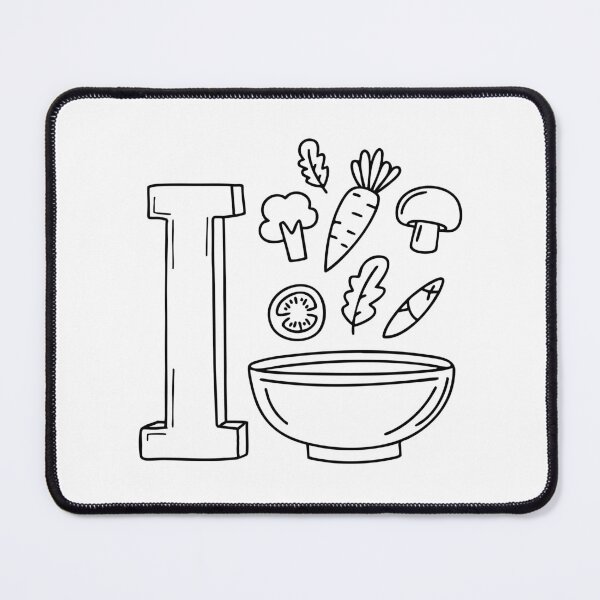 Item preview, A doodle illustration of letter I and Ingredient designed and sold by rasagamastore.