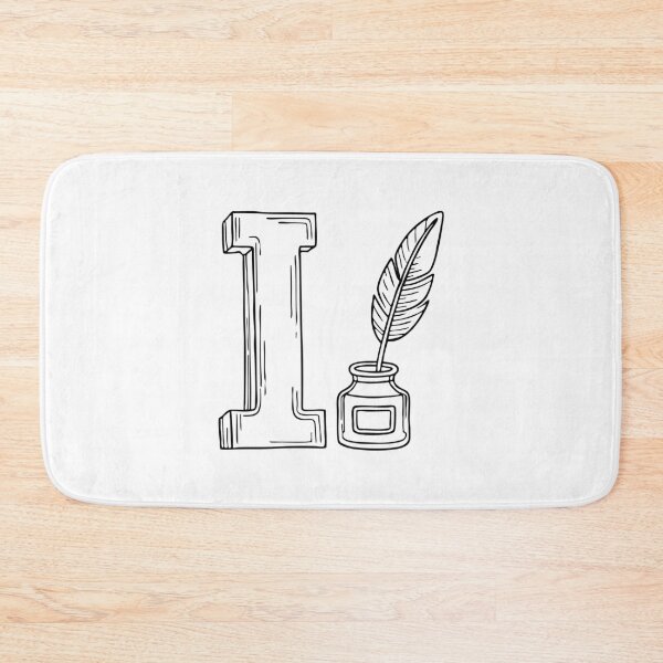 Item preview, A doodle illustration of letter I and Ink designed and sold by rasagamastore.