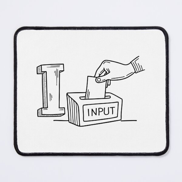 Item preview, A doodle illustration of letter I and Input designed and sold by rasagamastore.