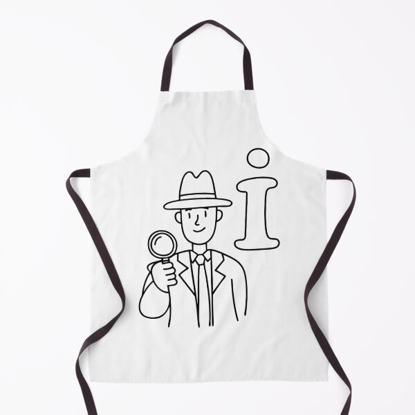 Item preview, A doodle illustration of letter I and Inspector designed and sold by rasagamastore.
