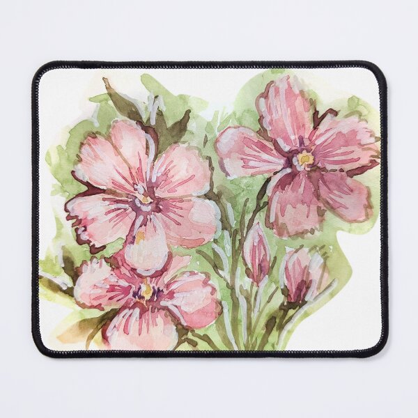 Item preview, Pink Watercolor Wildflowers designed and sold by Kara Draws.
