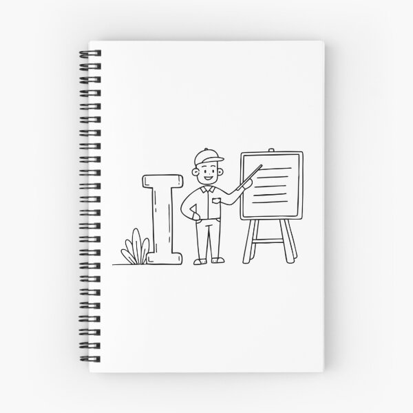 Item preview, A doodle illustration of letter I and Instruction designed and sold by rasagamastore.