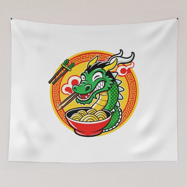 Item preview, Dragon Ramen Noodle Art designed and sold by Timegraf.