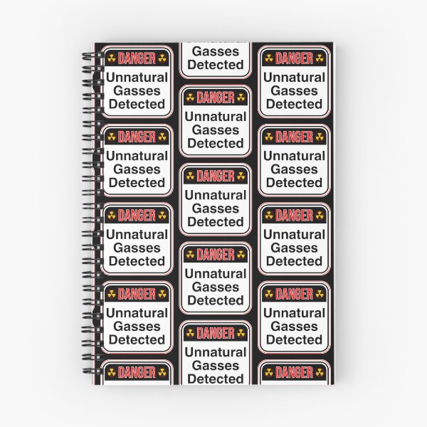 Item preview, DANGER:  Unnatural Gasses Detected - funny warning signs designed and sold by DesignsFromTW-S.