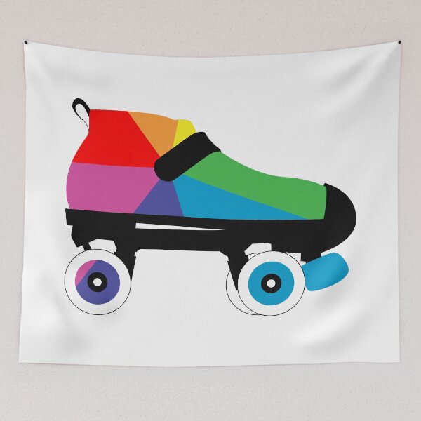 Item preview, rainbow skate burst designed and sold by chromatosis.