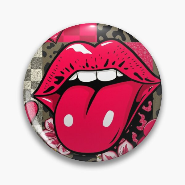 Item preview, Lips Patchwork  designed and sold by Roxburylane.