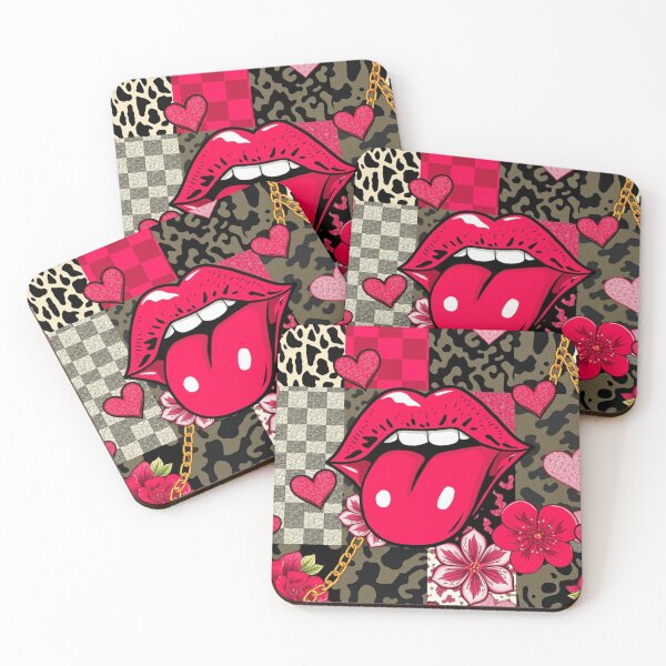 Item preview, Lips Patchwork  designed and sold by Roxburylane.