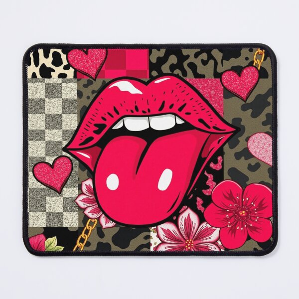 Item preview, Lips Patchwork designed and sold by Roxburylane.