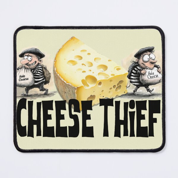 Item preview, Cheese Thief designed and sold by AmazingBookShow.
