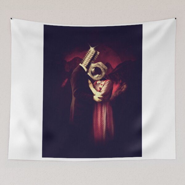 Item preview, Surreal Mechanical Kiss – Screw & Nut Head Romance designed and sold by Creative Spark.